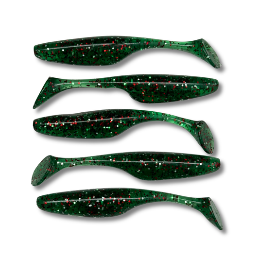 Paddle Tail Lure - Christmas Chaos